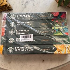 Starbucks NESPRESSO Pods Coffee Collection with Colorful Packaging